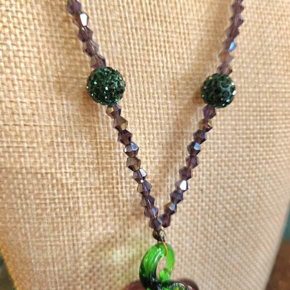 Wine Country Woman Statement Necklace - Picture 2 of 3